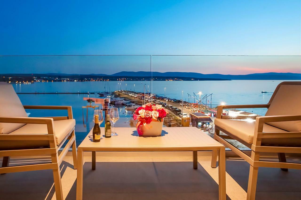 Luxury Hotel Riva Malinska Exterior foto View from the hotel
